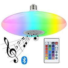 imagem de Lampada Bluetooth Rgb 18w Com Auto-Falante Bivolt