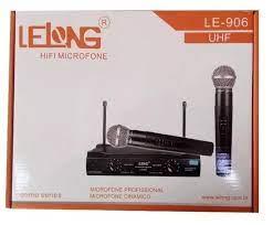 imagem de Microfone Duplo Sem Fio Uhf Wireless Profissional