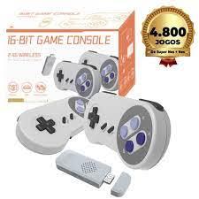 imagem de Game Stick S. Nintendo 4800 jogos Retrô Controles sem fio