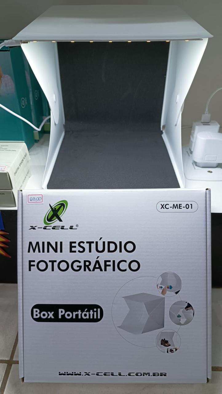 imagem de Mini Estúdio Fotográfico Box Portátil 21x21