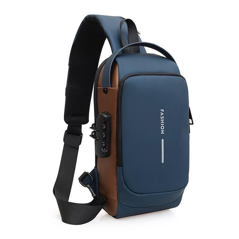 imagem de Bolsa Esportiva Anti-Roubo Impermeável c/ Carregamento USB