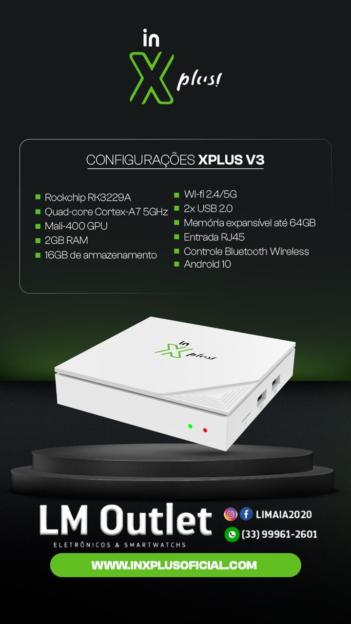 imagem de Aparelho TV In Xplus V3 C/ Controle Bluetooth (Lançamento 2023)