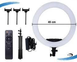 imagem de Ring Light 18 Polegadas 45cm 80W + Tripé 2 metros + Controle