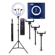 imagem de Ring Light 18 Polegadas 45cm 80W + Tripé 2 metros + Controle