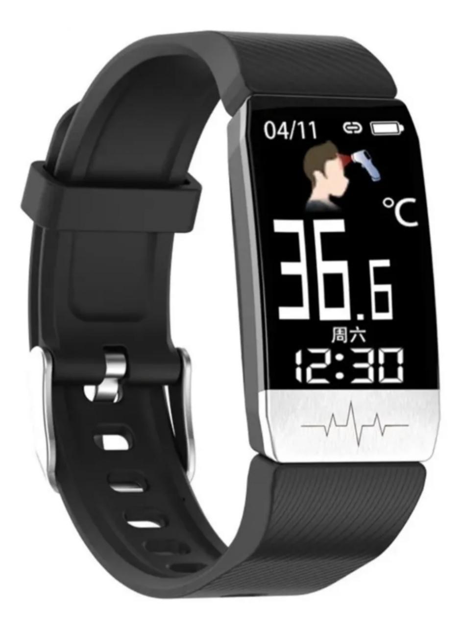 imagem de .Smartwatch bracelet T1S lançamento com temperatura corporal