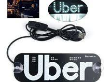 imagem de Placa Luminosa Led UBER