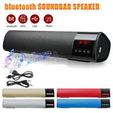 imagem de Caixa som Leitor De Música Estéreo Sem Fio Bluetooth Speaker Soundbar