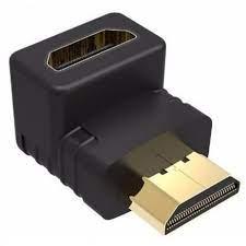 imagem de Adaptador HDMI 90 Graus Em L Macho X Fêmea