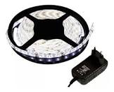 imagem de Fita Super Led 5050 Branco Frio 300 Leds 5 M + Fonte