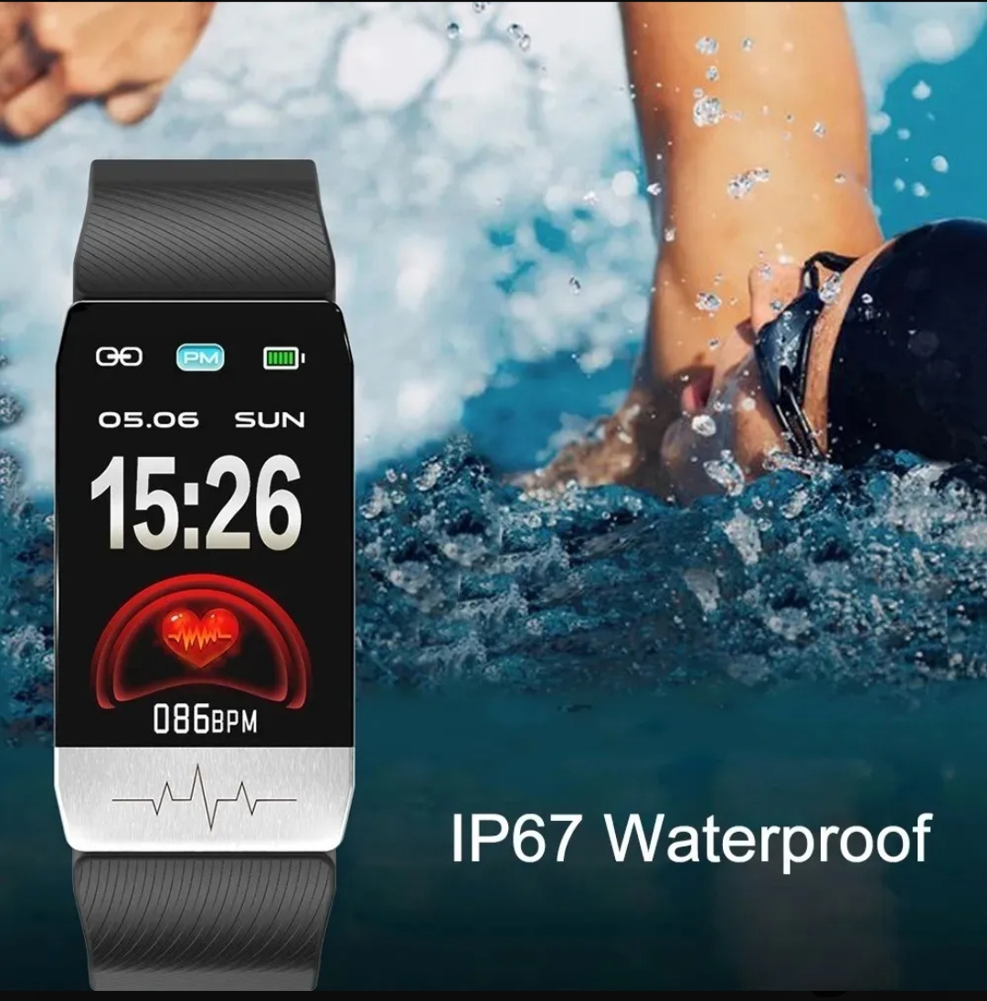 imagem de .Smartwatch bracelet T1S lançamento com temperatura corporal