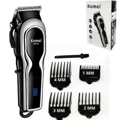 imagem de Maquina Cortar Cabelo Sem Fio Profissional Km 119