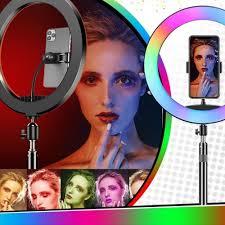 imagem de Ring Light 10' (26 cm) c/ Tripé até 2,10 mts RGB