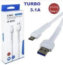 imagem de Cabo USB Tipo C *Tamanho: 2 Metro *3.1A