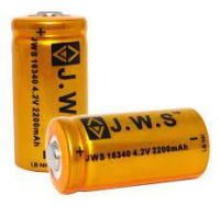 imagem de Bateria Recarregável 16340 Jws 3.7v 5800mah