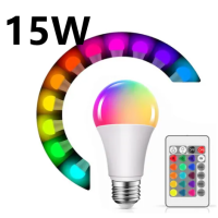 imagem de Lâmpada RGB 15W com Controle