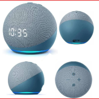 imagem de Alexa Echo Dot (4ª geração): Smart Speaker com Relógio