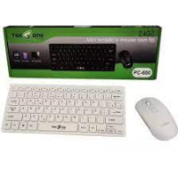 imagem de Kit Teclado e Mouse Sem Fio Portátil 2.4G Tekone PC-600