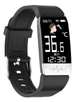 imagem de .Smartwatch bracelet T1S lançamento com temperatura corporal