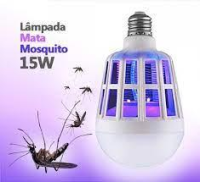 imagem de Lâmpada Luz Led 15 Watts Mata Mosquito Insetos Pernilongo