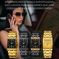imagem de Relógio de Pulso Moderno e Casual Unissex Wwoor Luxo